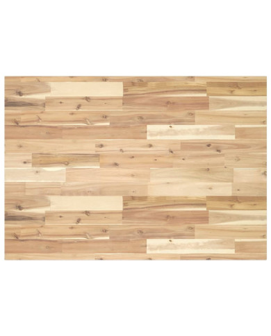 Dessus de bureau non traité 80x70x2 cm bois d'acacia massif | Mobilier & Déco