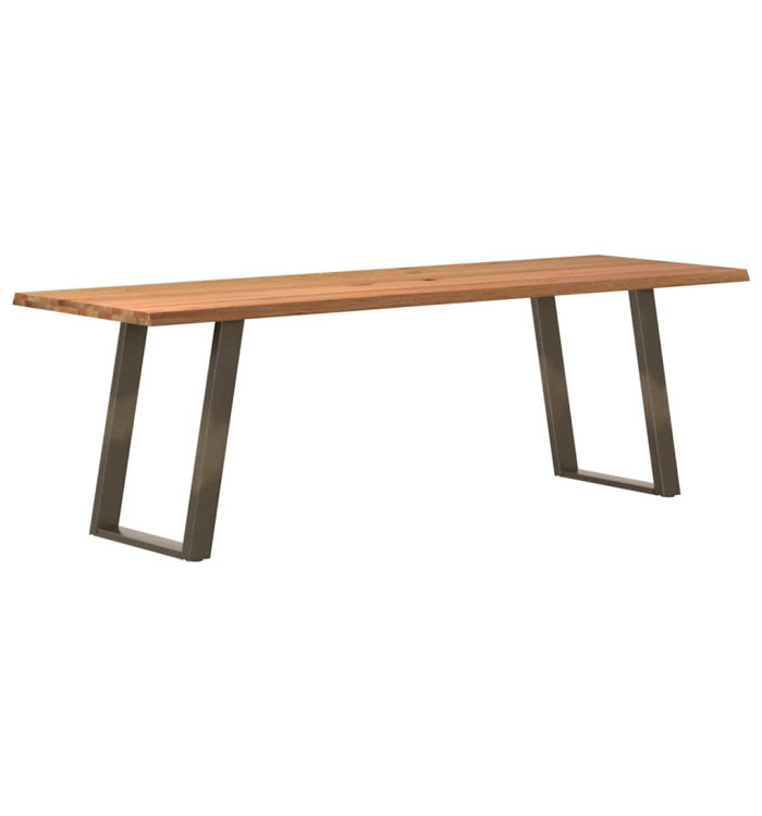 Table à manger et bord naturel bois massif chêne rectangulaire | Mobilier & Déco