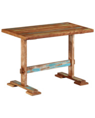 Table à manger 110x55x78 cm bois massif de récupération | Mobilier & Déco