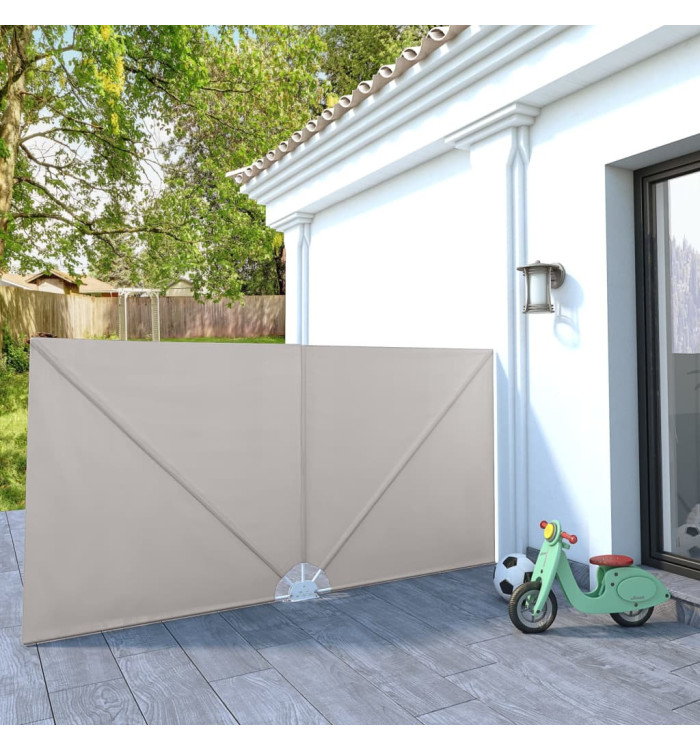Auvent latéral pliable de terrasse Crème 300 x 150 cm | Mobilier & Déco