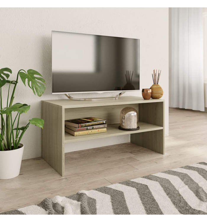 Meuble TV Chêne sonoma 80x40x40 cm Bois d’ingénierie | Mobilier & Déco