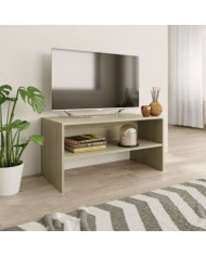 Meuble TV Chêne sonoma 80x40x40 cm Bois d’ingénierie | Mobilier & Déco