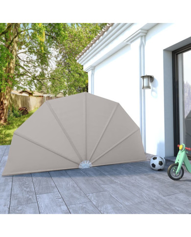 Auvent latéral pliable de terrasse Crème 160 cm | Mobilier & Déco