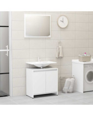 Ensemble de meubles de salle de bain Blanc Bois d'ingénierie | Mobilier & Déco