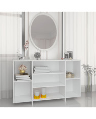 Buffet blanc 120x30x75 cm bois d'ingénierie | Mobilier & Déco