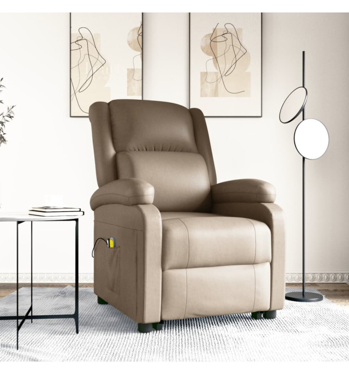 Fauteuil de massage Cappuccino Similicuir | Mobilier & Déco
