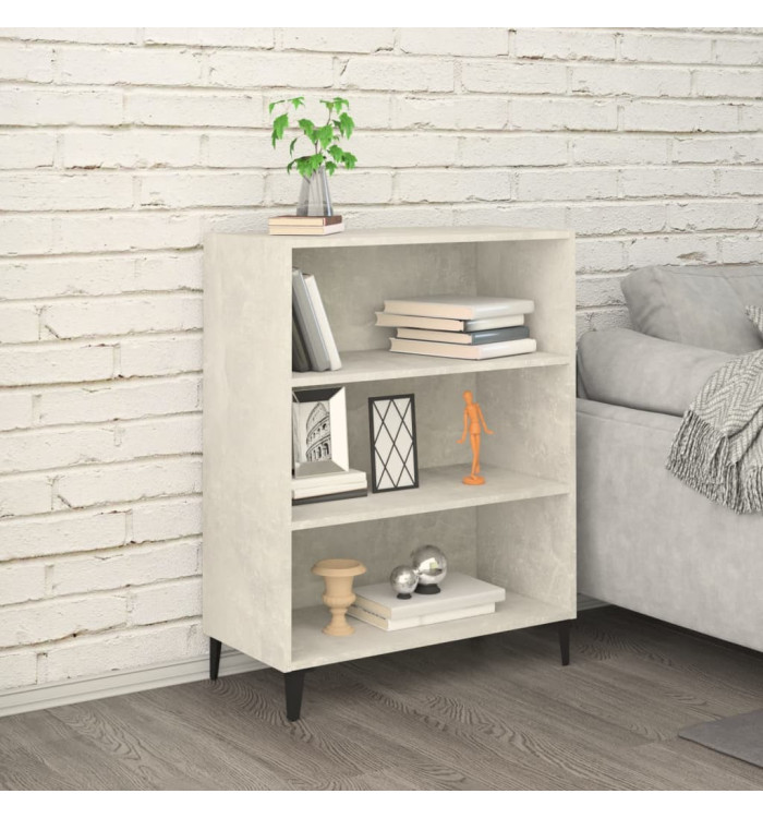 Buffet Gris béton 69,5x32,5x90 cm Bois d'ingénierie | Mobilier & Déco