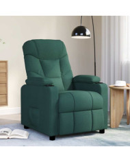 Fauteuil de massage Vert foncé Tissu | Mobilier & Déco