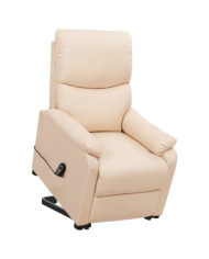 Fauteuil Crème Tissu | Mobilier & Déco