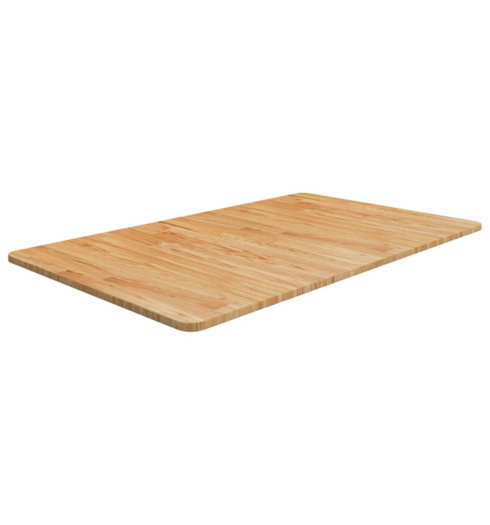 Comptoir de salle de bain Marron clair 100x60x1,5cm Bois traité | Mobilier & Déco