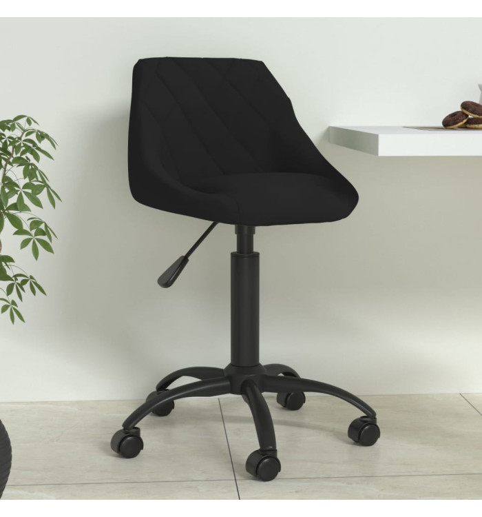 Chaise de salle à manger Noir Velours | Mobilier & Déco