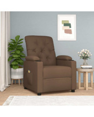 Fauteuil de massage Marron Tissu | Mobilier & Déco