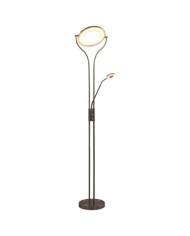 Lampadaire 18 W argenté 180 cm variable | Mobilier & Déco