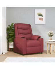 Fauteuil de massage électrique Rouge bordeaux Similicuir | Mobilier & Déco