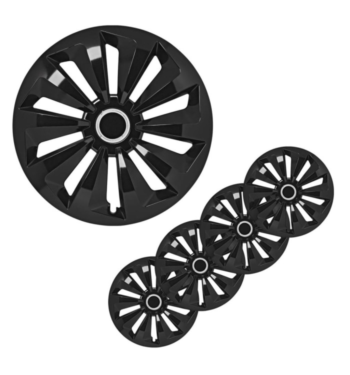 ProPlus Enjoliveurs Fox Noir 16" 4 pcs | Mobilier & Déco