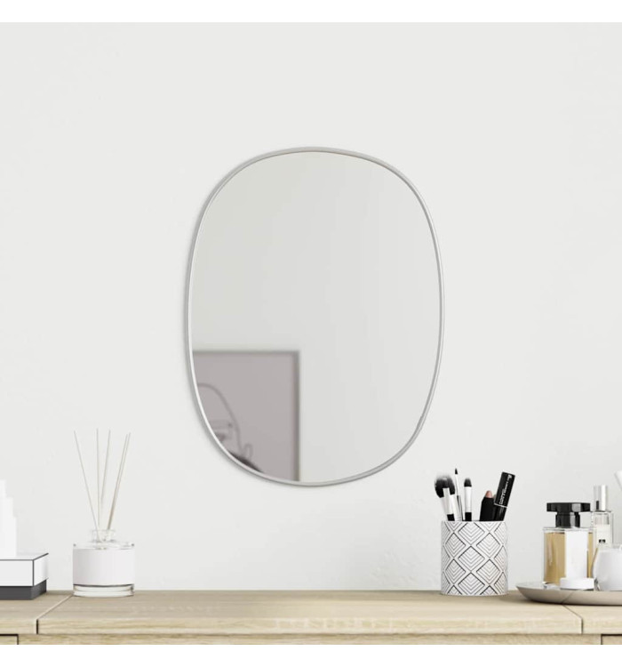 Miroir mural Argenté 30x25 cm | Mobilier & Déco