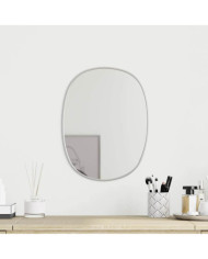Miroir mural Argenté 30x25 cm | Mobilier & Déco