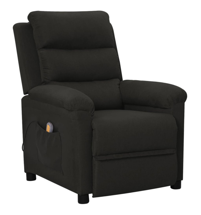 Fauteuil de massage Noir Tissu | Mobilier & Déco