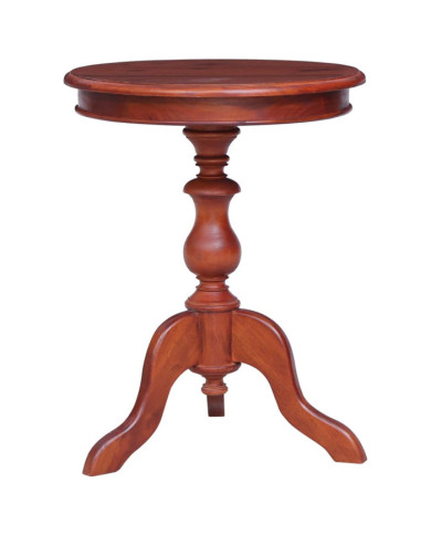 Table d'appoint Marron 50 x 50 x 65 cm Bois d'acajou massif | Mobilier & Déco