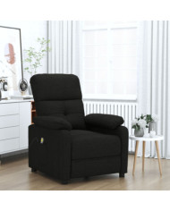Fauteuil de massage Noir Tissu | Mobilier & Déco