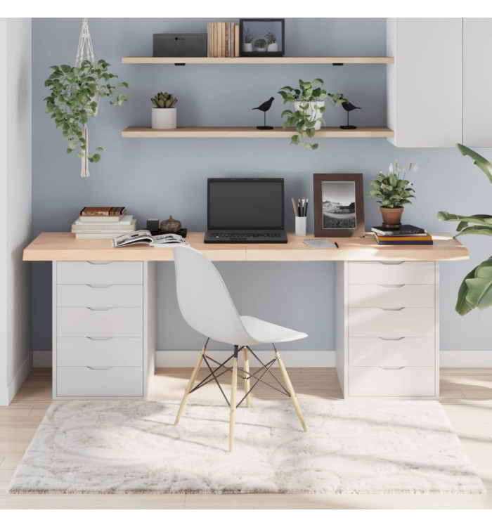 Dessus de table 200x40x(2-6) cm bois de chêne massif non traité | Mobilier & Déco
