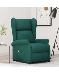 Fauteuil Vert foncé Tissu | Mobilier & Déco