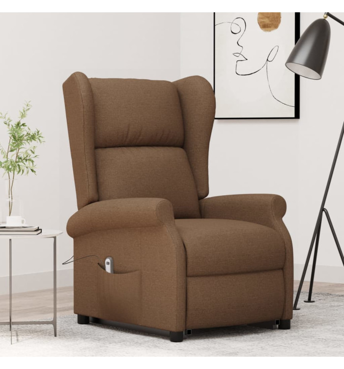 Fauteuil Marron Tissu | Mobilier & Déco