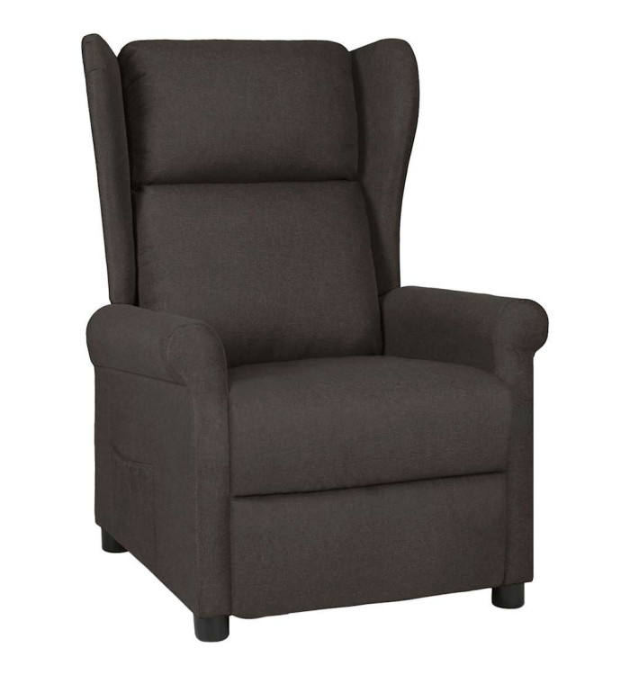 Fauteuil inclinable Taupe Tissu | Mobilier & Déco