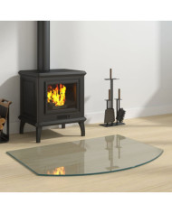 Plaque de verre pour cheminée 80x60 cm | Mobilier & Déco