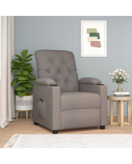 Fauteuil inclinable électrique Taupe Tissu | Mobilier & Déco