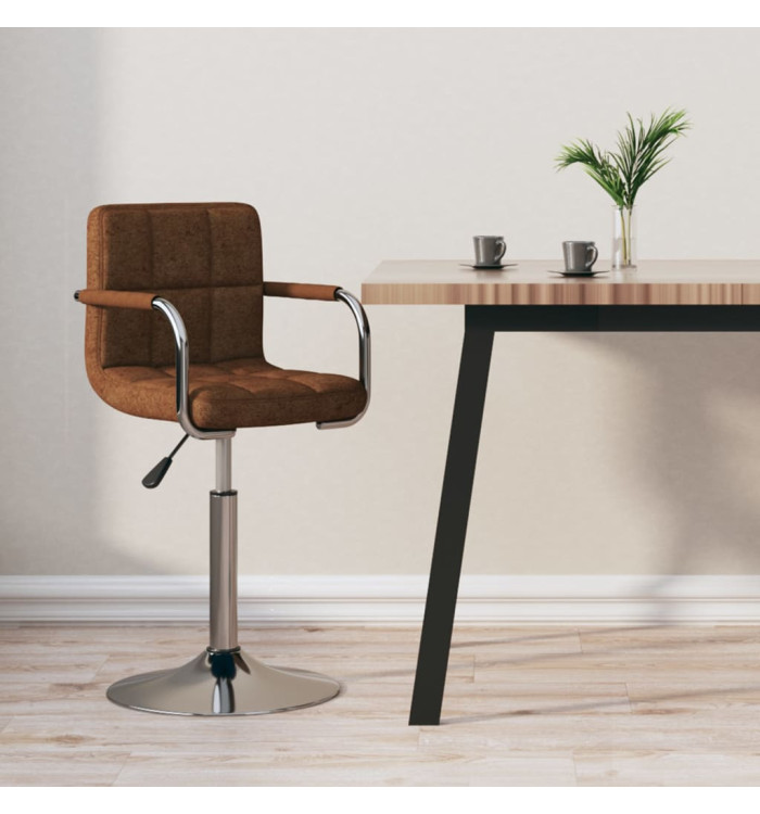 Tabouret de bar Marron Tissu | Mobilier & Déco