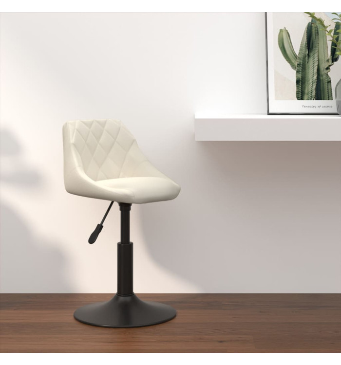 Tabouret de bar Crème Velours | Mobilier & Déco