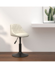 Tabouret de bar Crème Velours | Mobilier & Déco