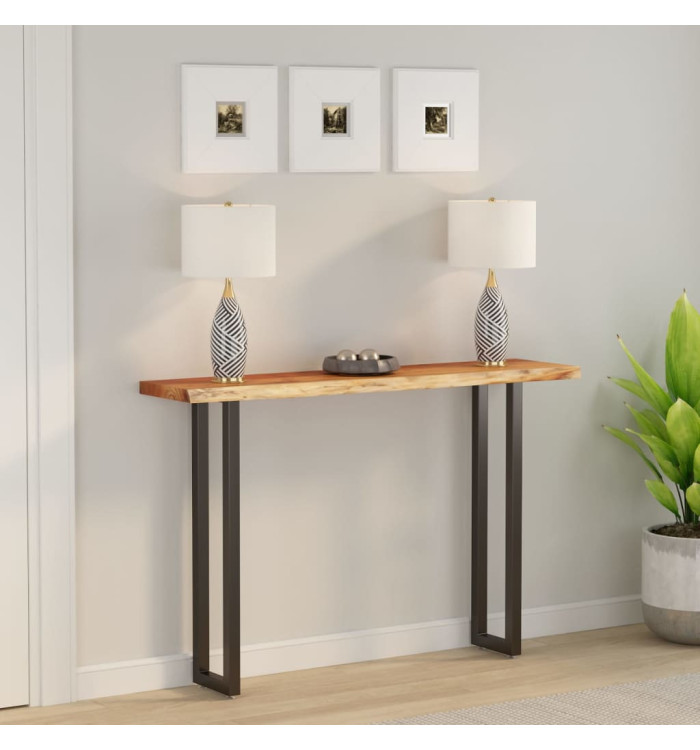 Dessus de table 180x30x2,5 cm rectangulaire bois massif acacia | Mobilier & Déco