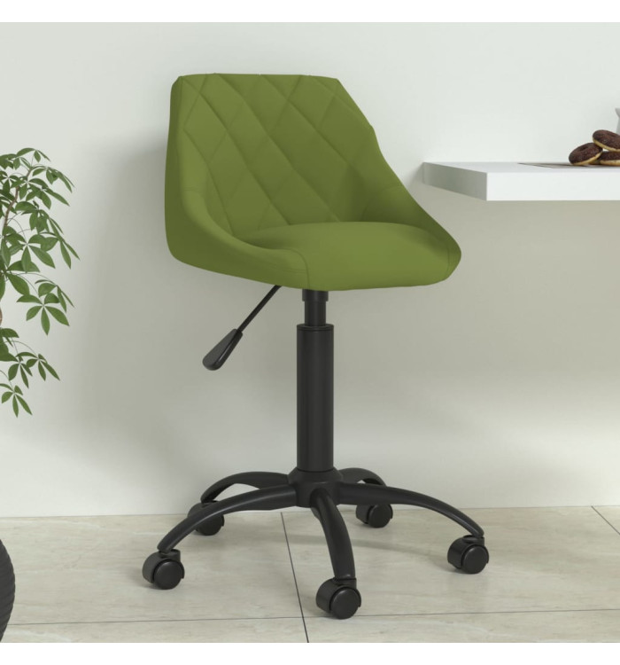 Chaise de salle à manger Vert clair Velours | Mobilier & Déco