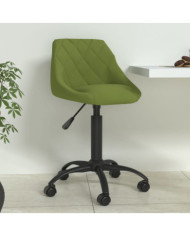Chaise de salle à manger Vert clair Velours | Mobilier & Déco