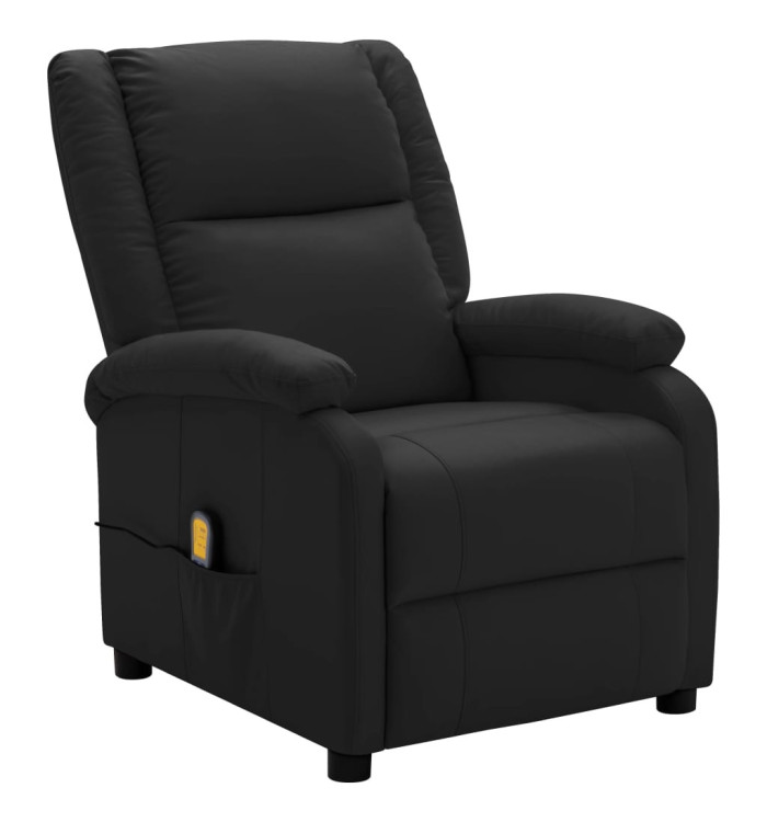 Fauteuil de massage Noir Similicuir | Mobilier & Déco