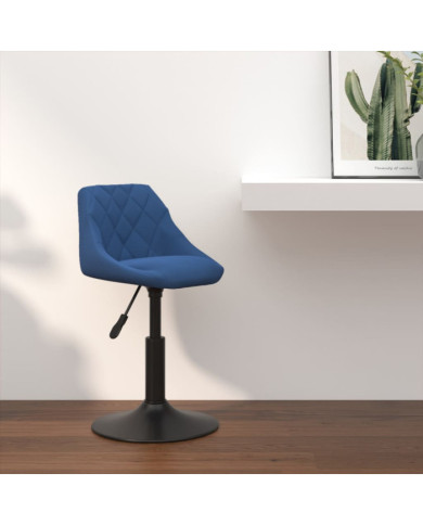 Tabouret de bar Bleu Velours | Mobilier & Déco