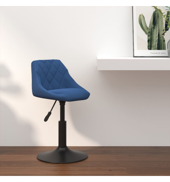 Tabouret de bar Bleu Velours | Mobilier & Déco