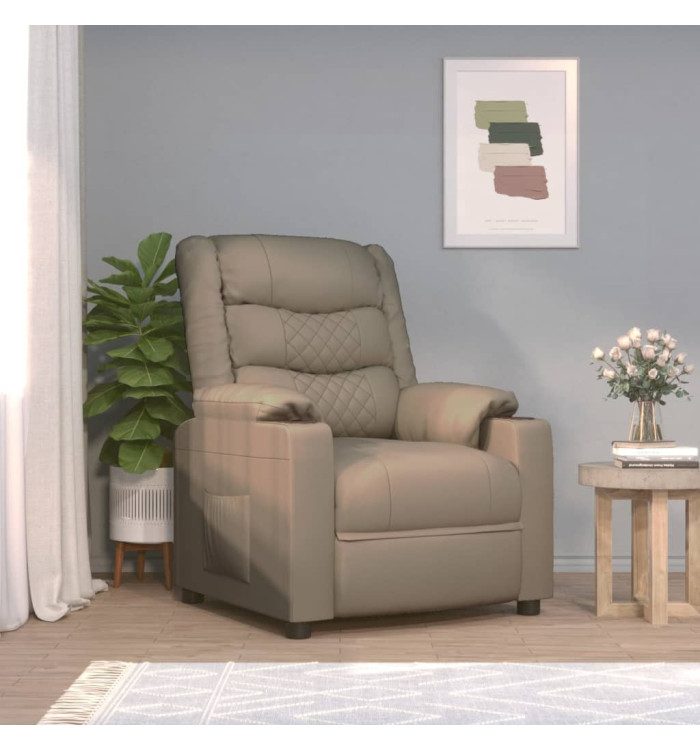 Fauteuil de massage électrique Cappuccino Similicuir | Mobilier & Déco