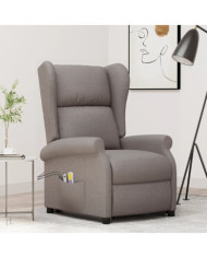 Fauteuil de massage Taupe Tissu | Mobilier & Déco