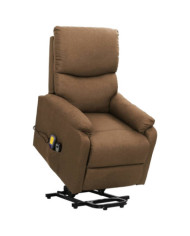 Fauteuil de massage Taupe Tissu | Mobilier & Déco