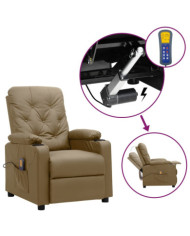 Fauteuil de massage Cappuccino Similicuir | Mobilier & Déco