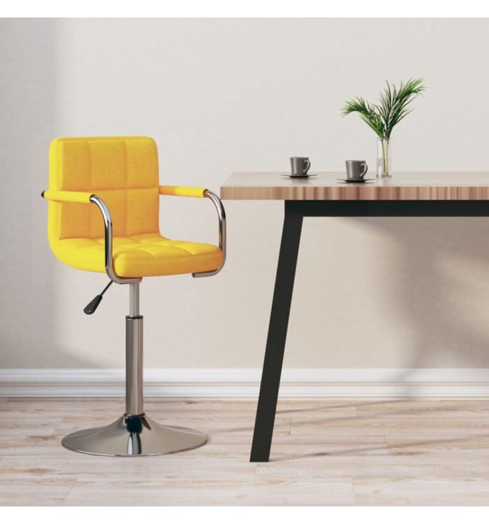 Tabouret de bar Jaune Tissu | Mobilier & Déco