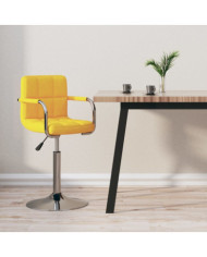 Tabouret de bar Jaune Tissu | Mobilier & Déco