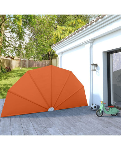 Auvent latéral pliable de terrasse Terre cuite 200 cm | Mobilier & Déco