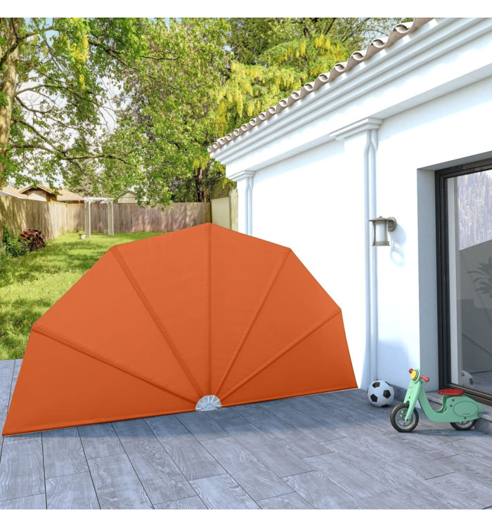 Auvent latéral pliable de terrasse Terre cuite 200 cm | Mobilier & Déco