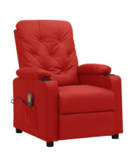Fauteuil de massage Rouge bordeaux Similicuir | Mobilier & Déco