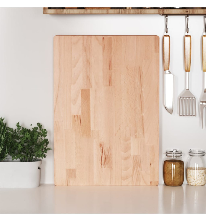 Planche à découper 50x35x4 cm bois massif de hêtre | Mobilier & Déco
