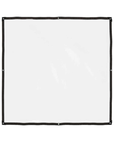 Bâche transparente avec œillets 2x2 m polyéthylène | Mobilier & Déco